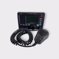 Icom IC-M504 VHF Marine Radio W/ Attached Fist Mic - Tested - USED - Free Shipping