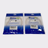 Bingfu BFN00160 SMA Female Bulkhead to SMA Male RG316 1Ft Antenna Extension Cable (Lot of 4) *NEW*
