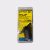 Blue Sea Systems 1016 Dual USB 2.1A Charger w/ Protective Cap (Black) - New Old Stock - Free Shipp!
