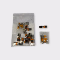Belden FSRCA1RGB F-Conn RCA M Compression Connector f/24-26 AWG Mini Coax (Lot of 10) New Open Box