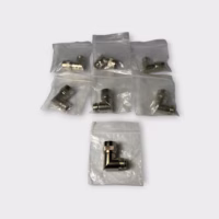 N-Type Male to N-Type Female Right Angled Connector (Lot of 7) - New Old Stock - Free Shipping!