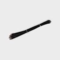 JST Sales (ASPHSPH24K305) 12" Pre-Crimped Jumper Wire | 24AWG | Black (Lot of 100) - New Open Box
