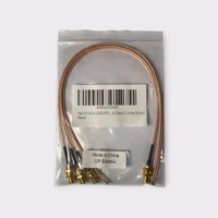 GP Electric RF U.FL (IPEX/IPX) to SMA Female Pigtail Cables 12" RG-178 (Lot of 4) *NEW*