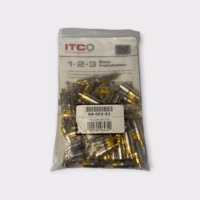 AudioQuest ITC-24G/RCA 24AWG Tool-Less Connectors f/ITA, ITV & MAC 24AWG Cables (50 Pack) New Old Stock