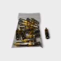 AudioQuest ITC-24G/RCA 24AWG Connectors f/ ITA, ITV & MAC 24 Cables (Lot of 15) - New Out of Box
