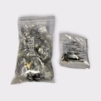 Cambridge CPMC-TNC-1 TNC Male Crimp Connector for RG-58 /RG-141 50-Ohm Cable - Lot of 15