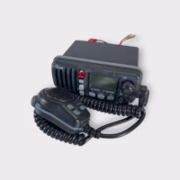 Icom IC-M402S VHF Marine Radio With Attached Fist Mic - Tested - USED - 90 Day Warranty