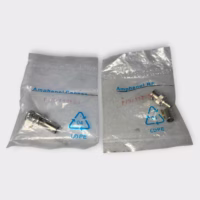 Amphenol RF 1125665 BNC Straight Crimp Plug Connector 75 Ohm (Lot of 2) New Old Stock