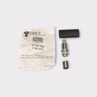 Times Microwave Systems EZ-400-TM-X TNC Male Straight Plug 75 Ohm f/ LMR-400 - New Open Box