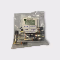 Liberty AV Solutions CM-RG6L-RCA RCA Compression Connector for RG6 Cables (Lot of 14) - New Open Box