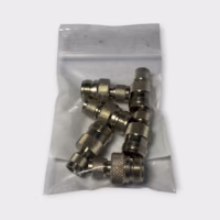 MIni UHF Male to N-Type Female Coaxial Connector (Lot of 6) - New Out of Box - Free Shipping!