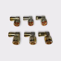 N-Type Male to N-Type Female Right Angled Connector (Lot of 6) - Open Box/Blem