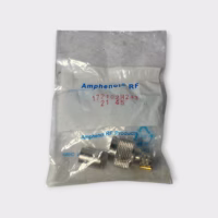 Amphenol RF 172102H243 N-Type Straight Crimp Plug 50-Ohm f/ LMR-400 - New Old Stock - Free Shipping