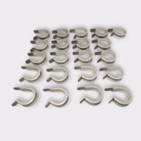 STAR STAR-SS-16WP 1" Diameter Stainless Steel Clamp with PVC Cushion (Lot of 20) New Open Box
