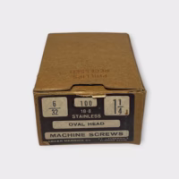 Parker Merrick 6-32 x 1-1/4" Phillips Oval Head Machine Screws 18-8 SS (Lot of 50) New Open Box