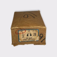 Marsh Fasteners Vintage 18-8 SS Fine Thread Cap Nuts 1/2"-20 - Lot of 16 - New Open Box