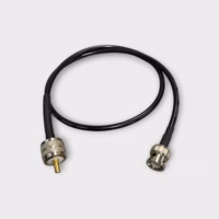 UHF Male (PL-259) to BNC Male Coaxial Cable Assembly | RG-58A/U | 2.5ft (30in) - New Out of Box